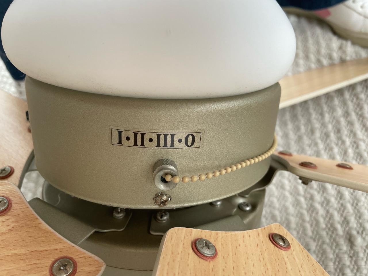 Plafondventilator met verlichting en 3 snelheden