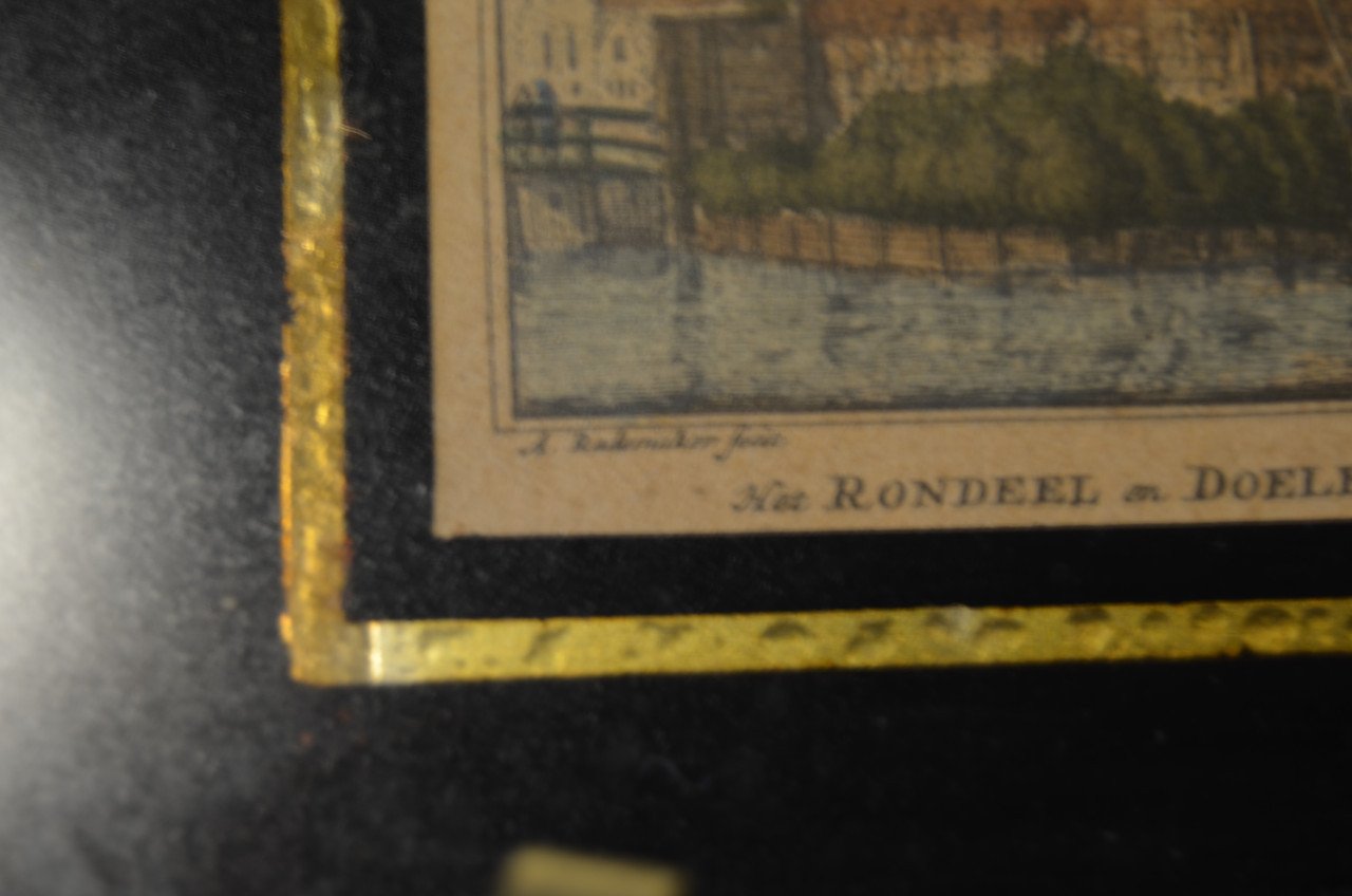 2 Kleine gravures van dezelfde maker: A Rademaker