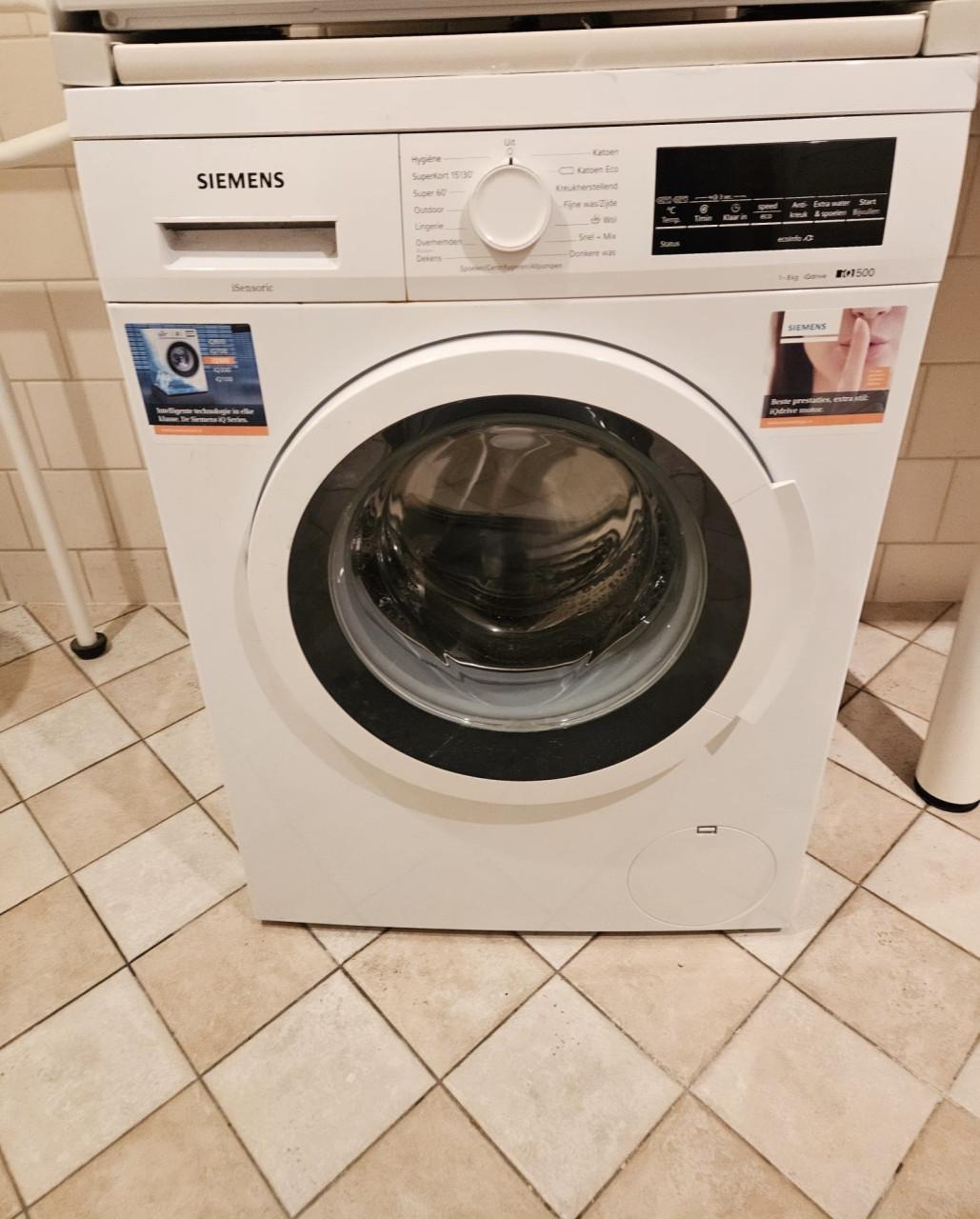 Siemens iQ drive Wasmachine iQ 500 serie 8 kg. 1400 toren