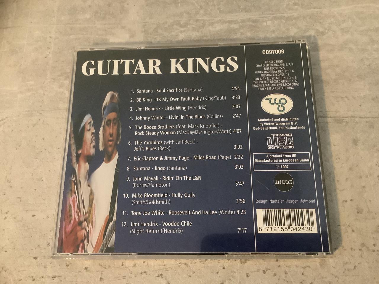 CD Guitar Kings - Hendrix, Santana, Clapton, BB King - 1997
