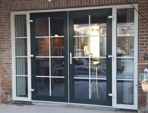 Terrasdeuren met zijlicht kunststof