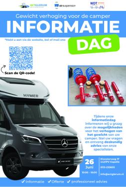 Gewicht verhoging voor de camper info-dag 26 juni