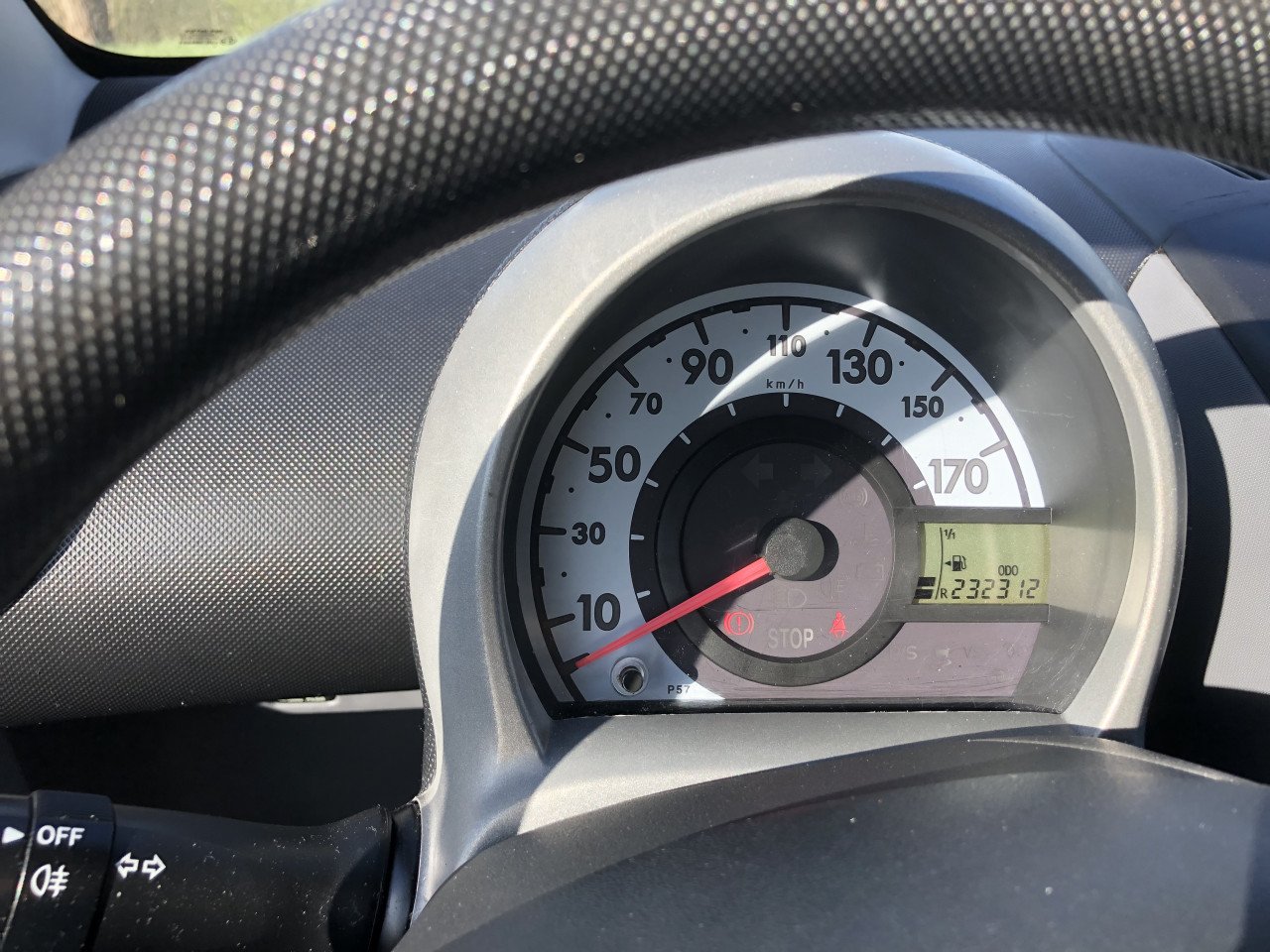 Toyota Aygo, 3deurs wit