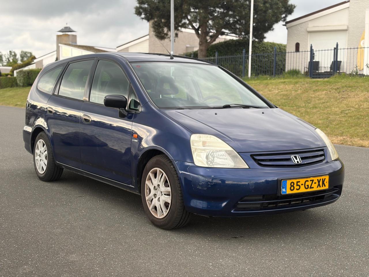 Honda Stream 1.7 I 2001 Blauw - Sportieve 7-zitter