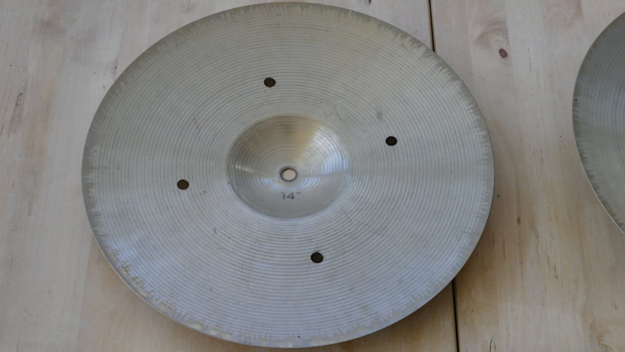 Hihat set, Vintage Paiste 602, 14 inch set; gebruikt maar goed.!