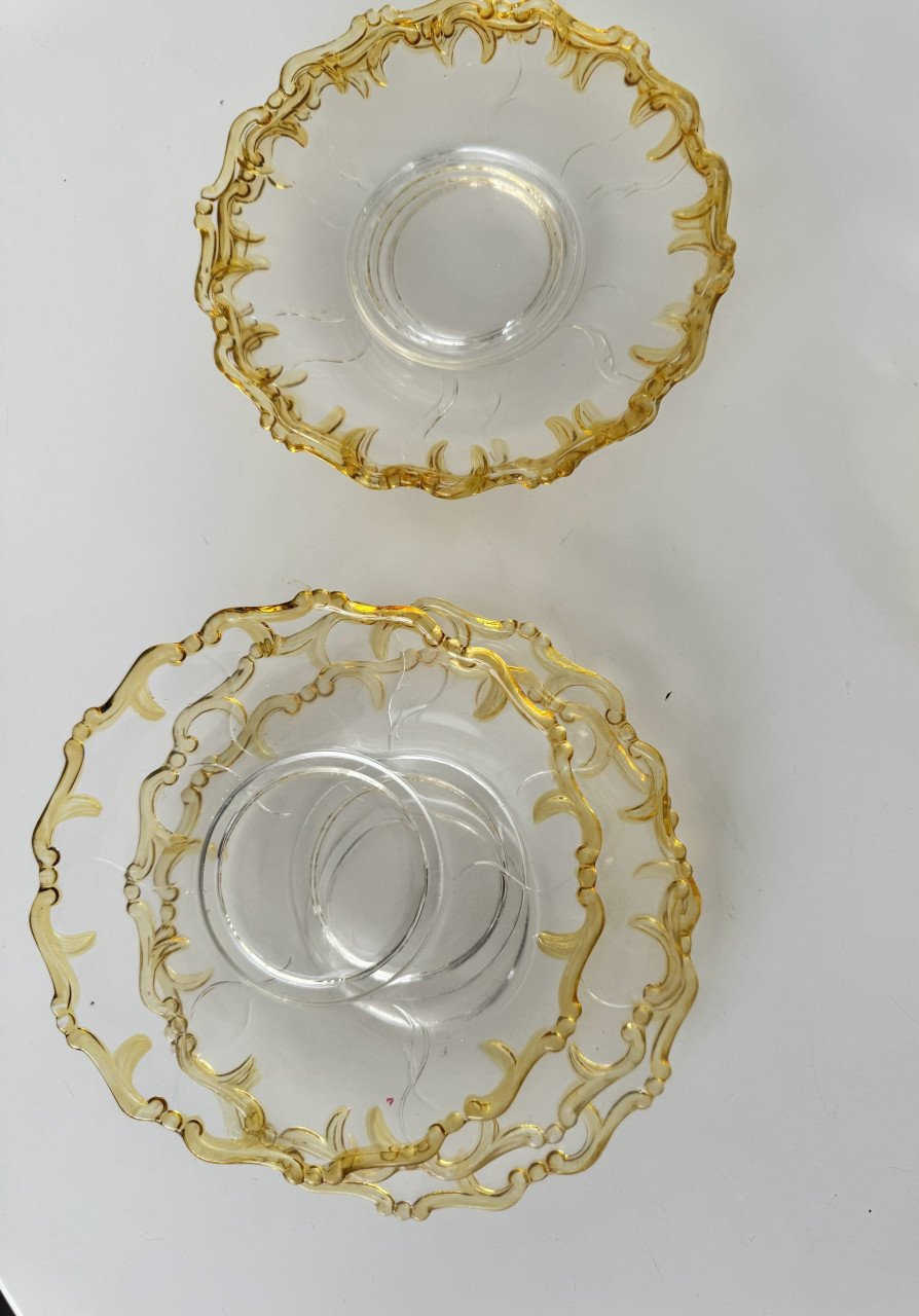 Gebakservies vintage/ retro
