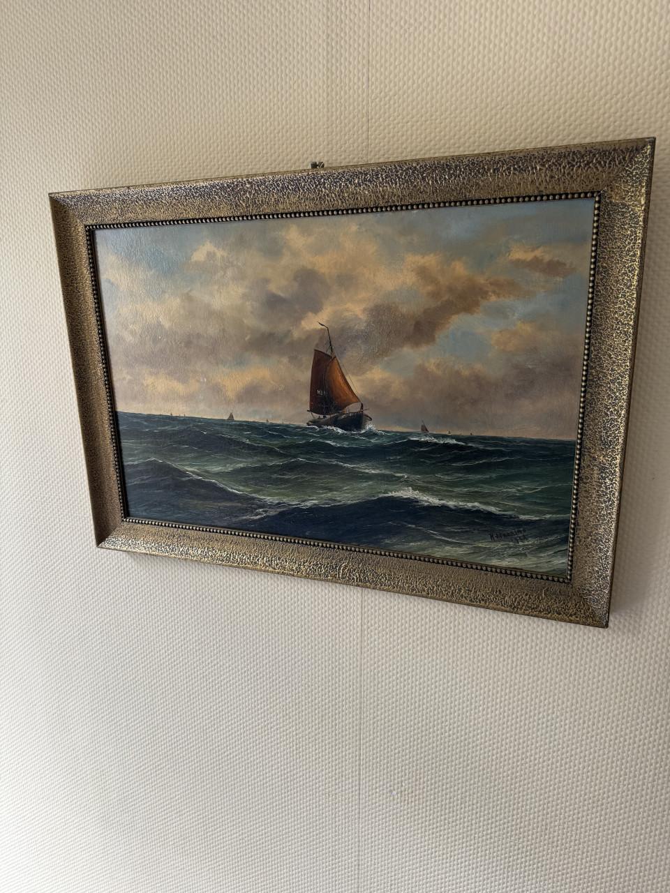 Haaike Abraham Jaarsma Botter op Volle Zee 1928