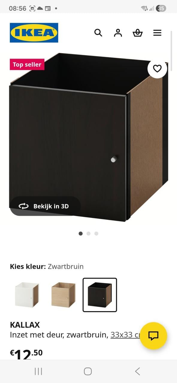 Kallax kast (2 stuks)