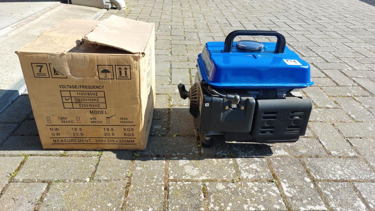 Benzine generatorset 800W