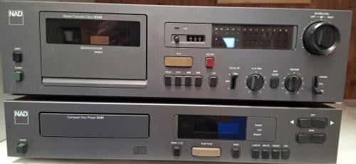 NAD cdspeler en cassettedeck