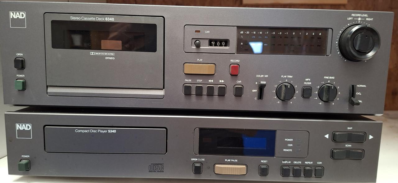 NAD cdspeler en cassettedeck