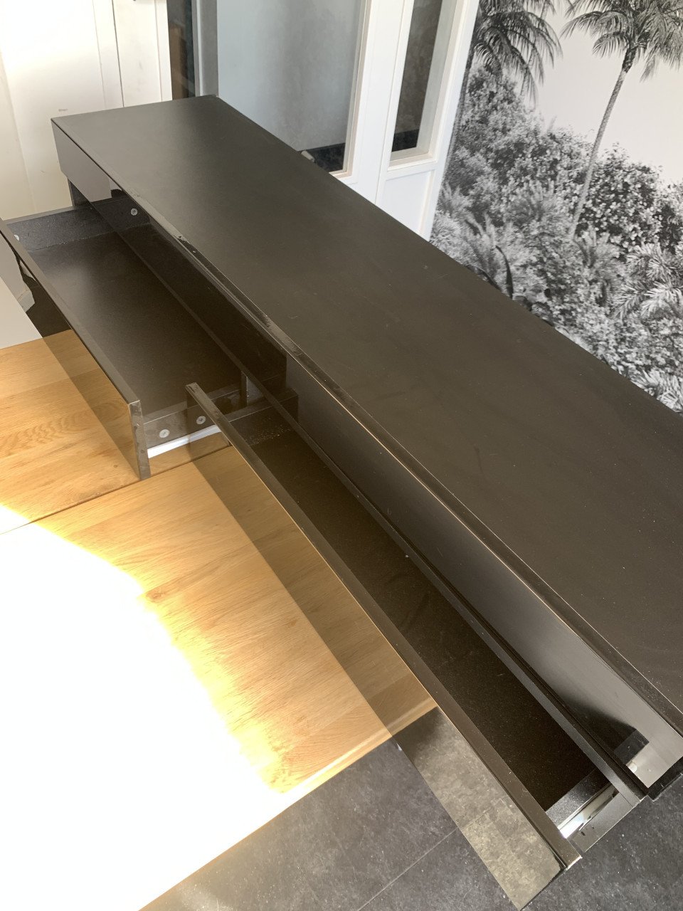 Tv meubel zwart hangend