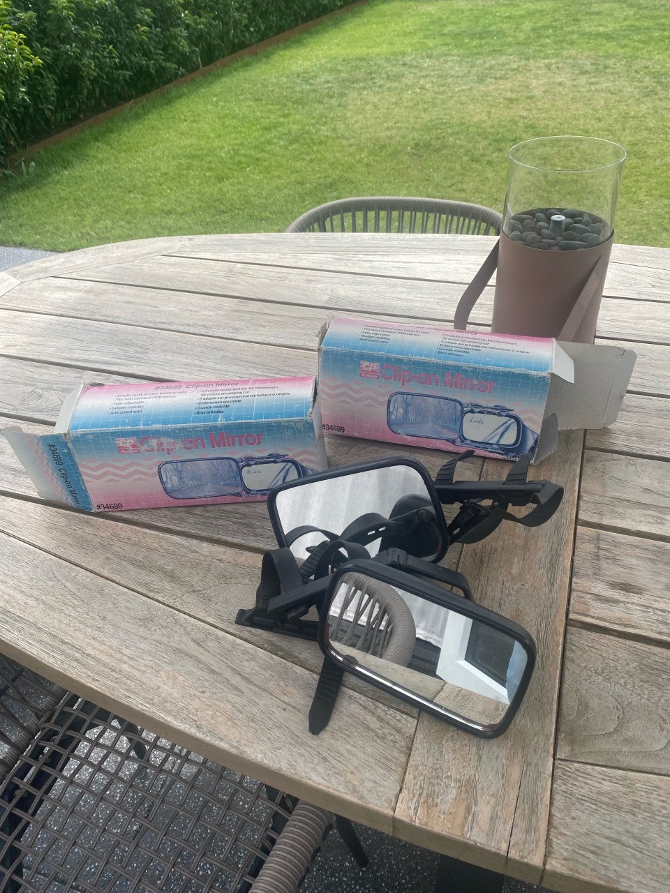 Caravan auto spiegels