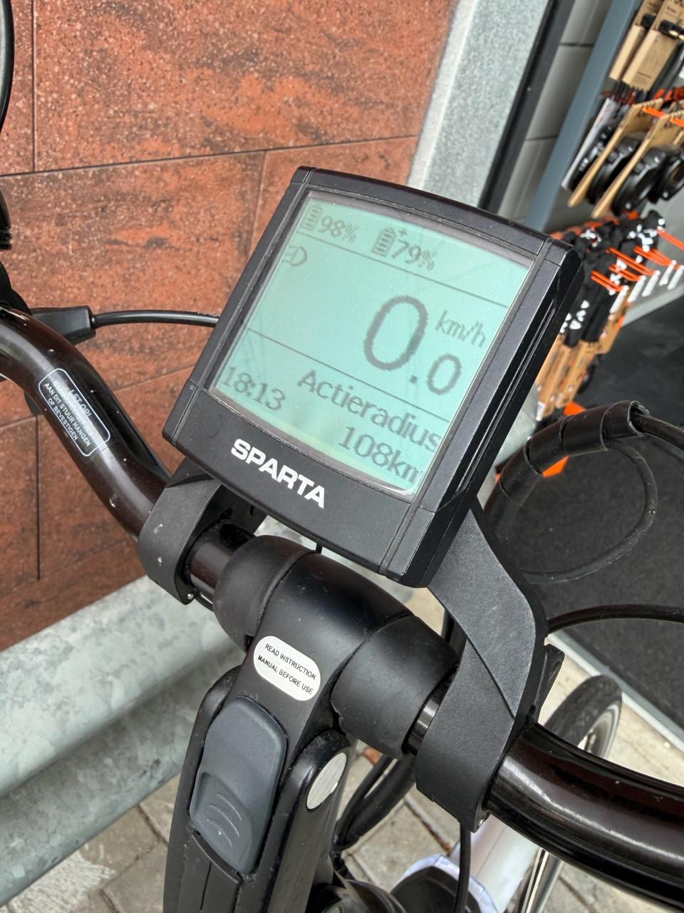 Sparta Met E-Bike met GASHENDEL! + kenteken 120km bereik!