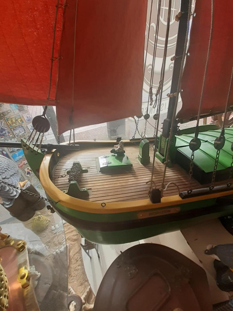 Groot scheepsmodel zeilschip Paviljoenpoon 160 cm