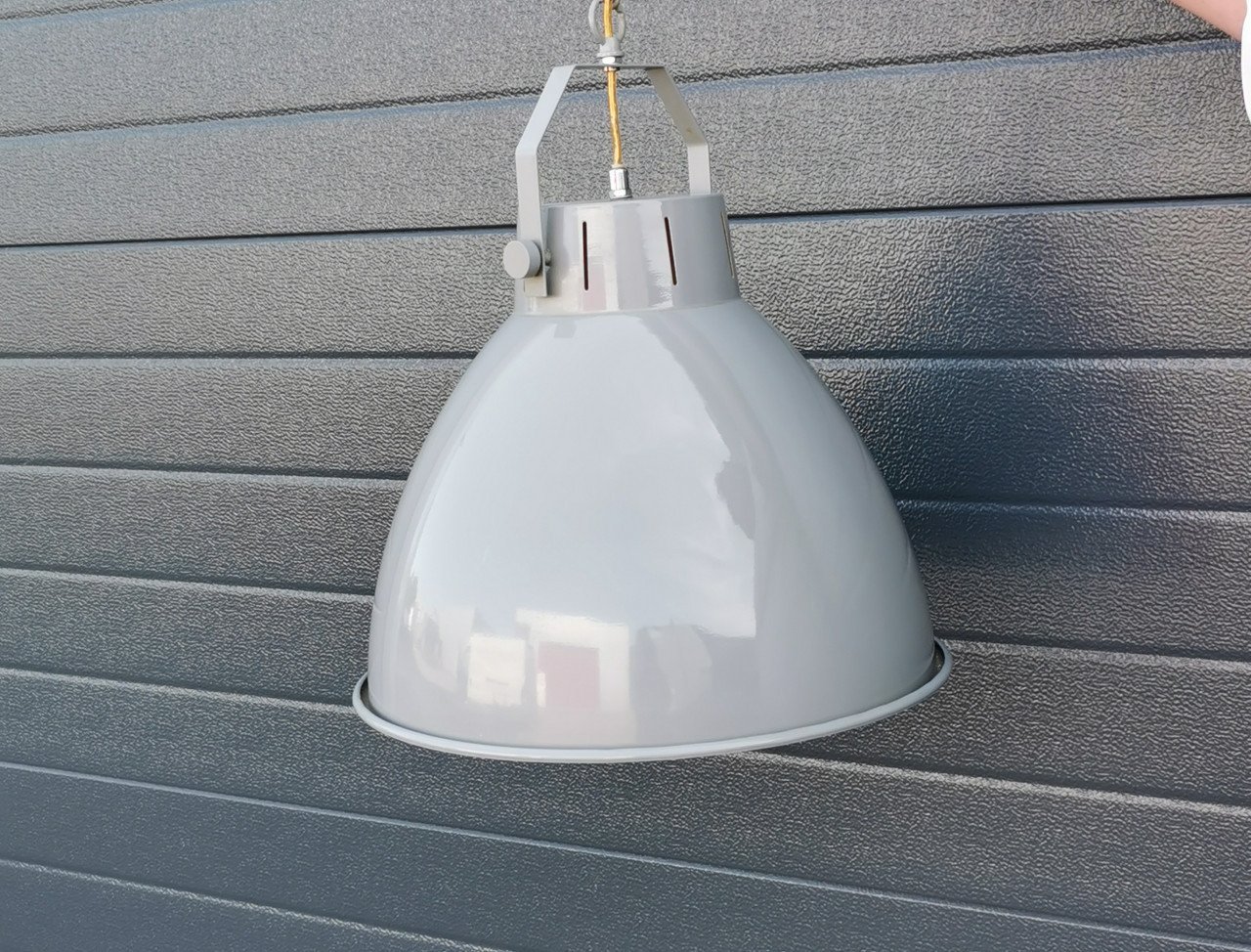 Industriële metalen hanglamp