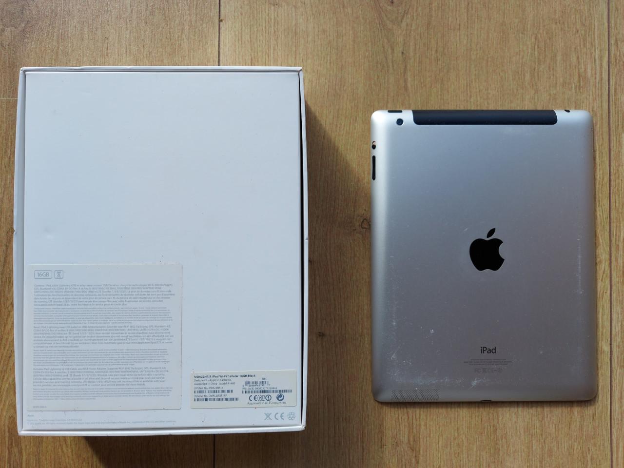 Ipad Wi-Fi  Cellular 16 GB Black Zwart md522nf/a