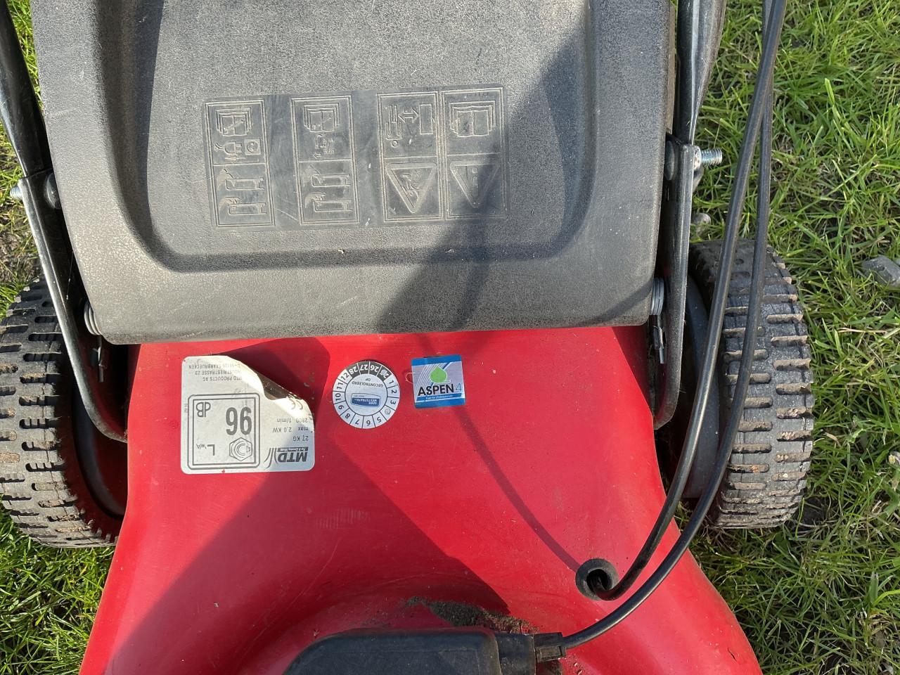 Grasmaaier met benzinemotor