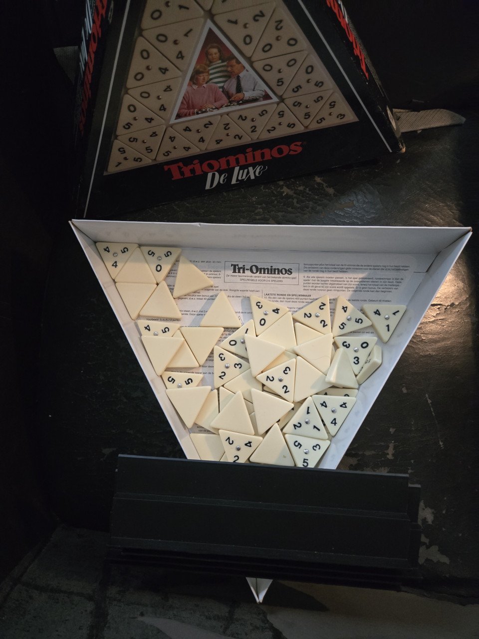 Triominos de Luxe spel, Goliath, helemaal compleet.