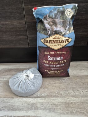 11,5kg kattebbrokken van carnilove sensitive &long hair