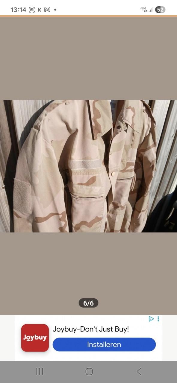 Militair Sahara camouflage