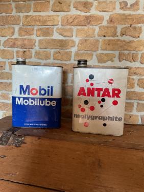 Vintage olieblikken