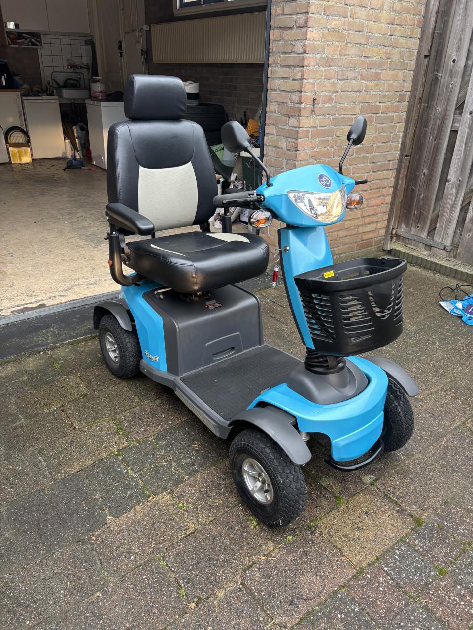 Scootmobiel Galaxy Excel 2 4 wielen Blauw