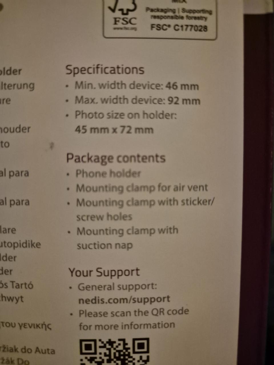 Telefoonhouder (nieuw)