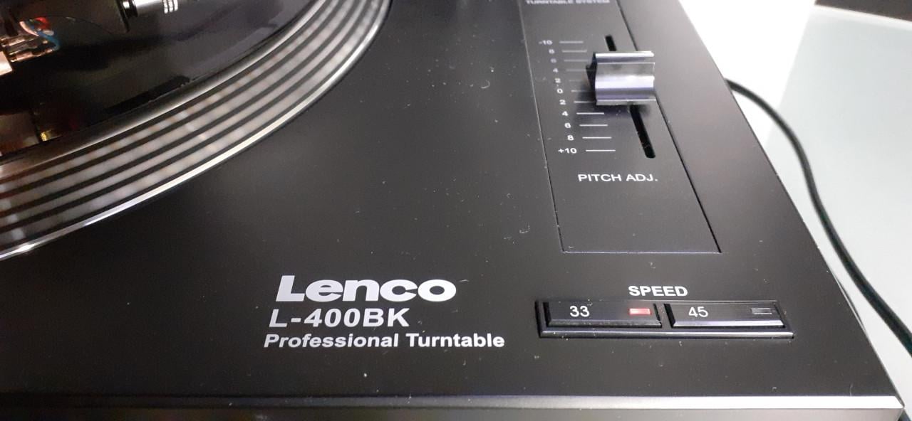 Lenco l-400bk proffesionele draaitafel direct drive