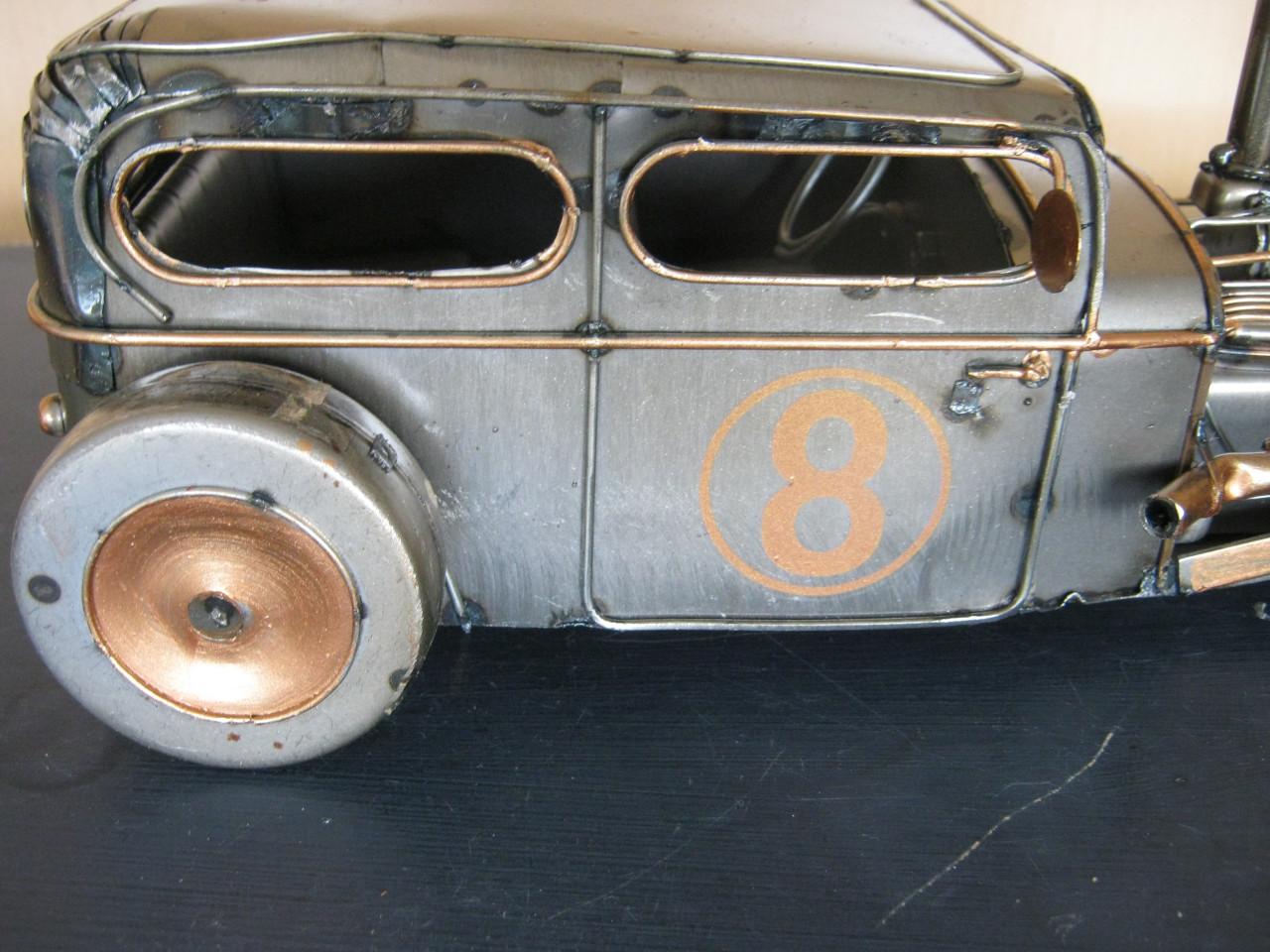 Metalen Hot Rod Car.