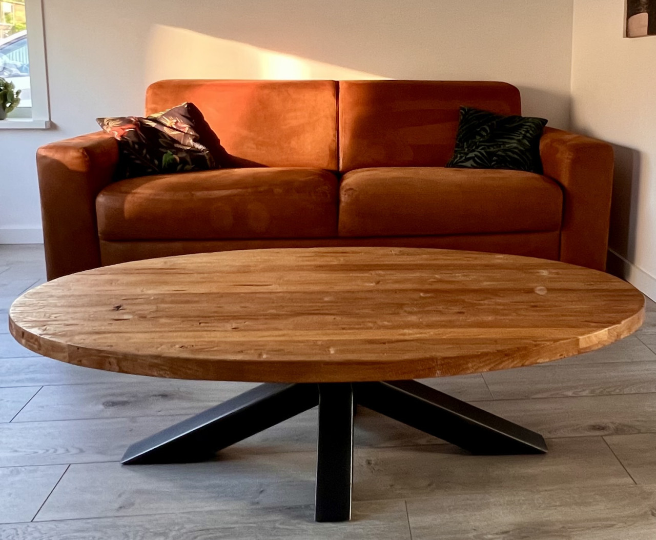 Salon tafel teakhout