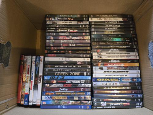 Partij 130+ dvd's films & games