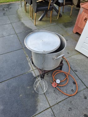 Mosselpan/ gasbrander