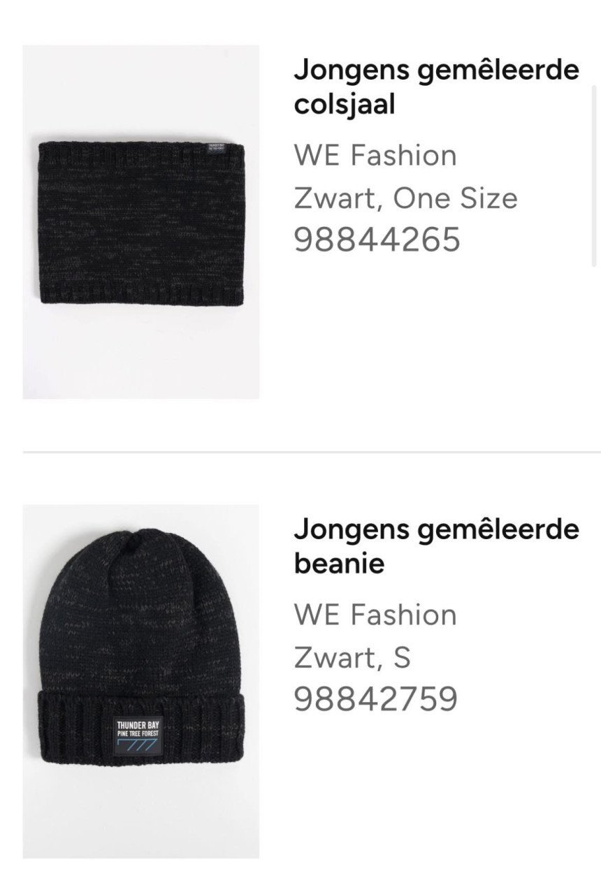 WE salty dog winterjas en bijpassende nieuwe muts sjaal