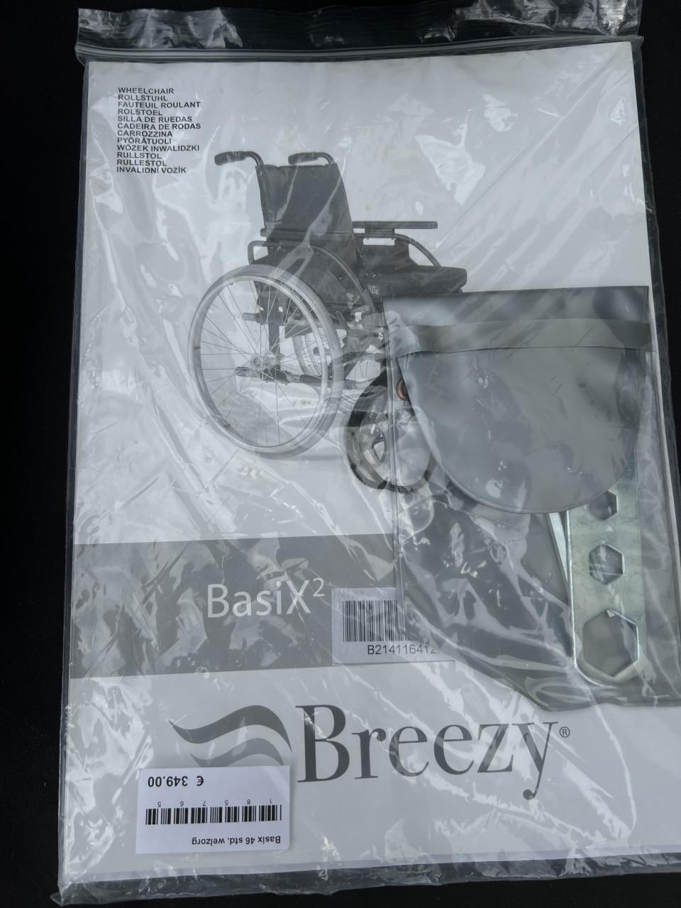 Rolstoel Breezy basix 2 als nieuw