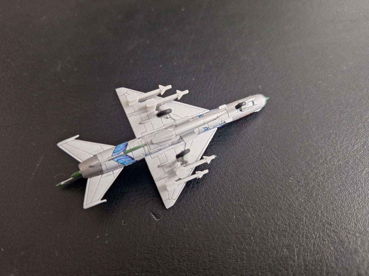 Diecast model MiG-21, 1:200