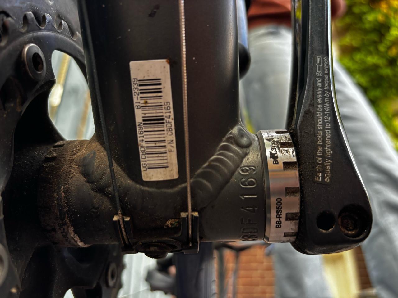 Giant Contend racefiets – grijs/oranje