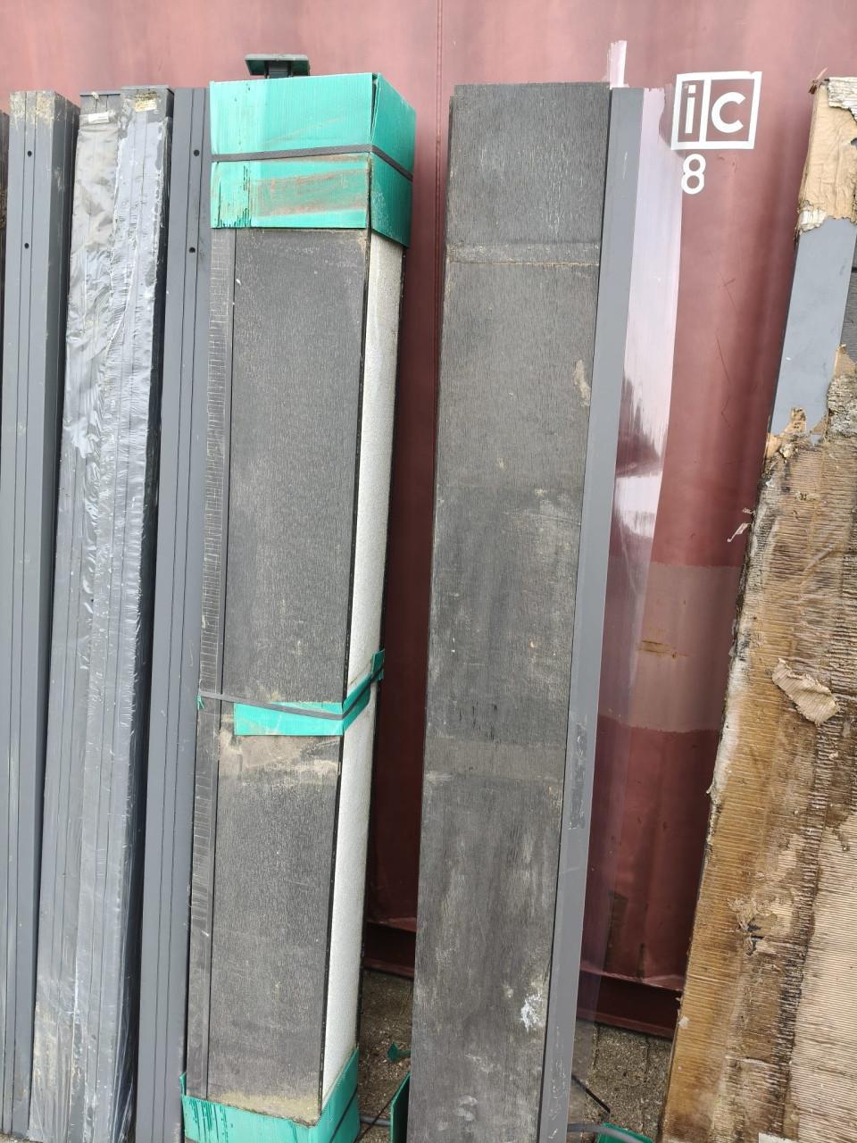 Schutting composiet nieuw antraciet