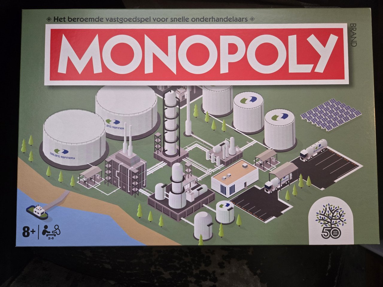 Nieuw Monopoly Bordspel - Speciale Editie 50 jaar Zeeland Refinery!