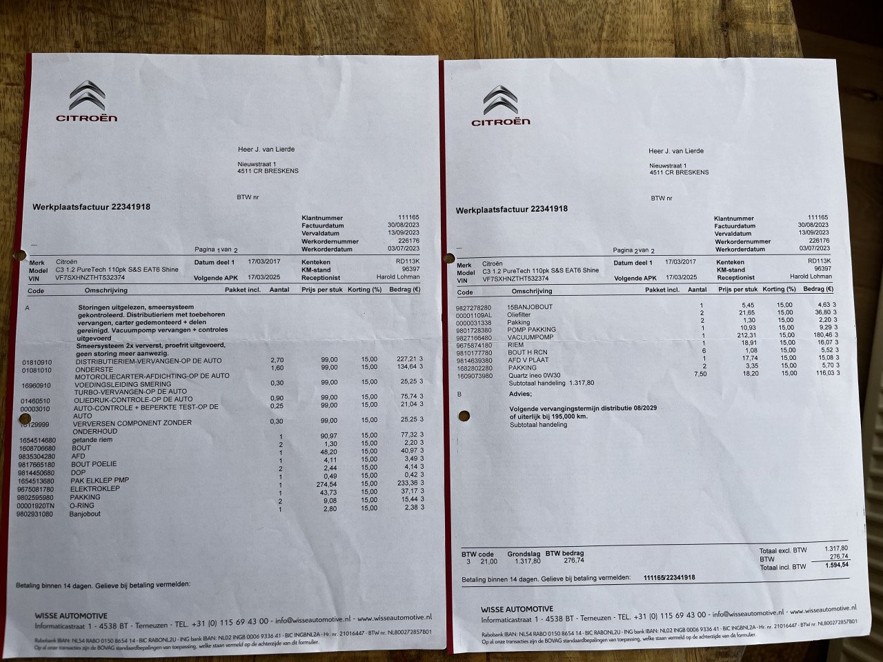 Citroën C3 1.2 Puretech 110pk S&S | Automaat | 2017| trekhaak| 112193 km