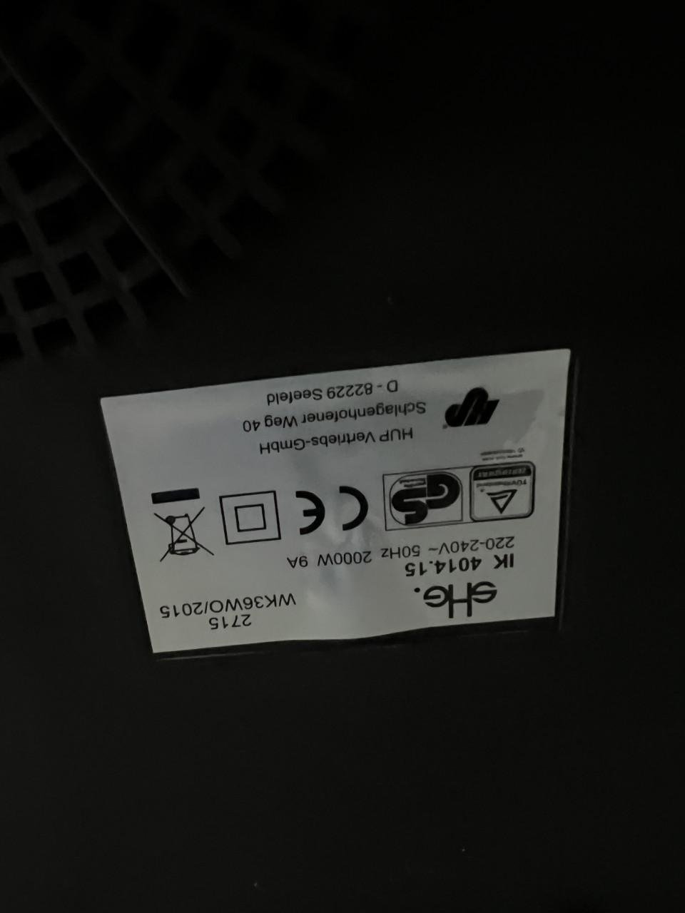 Nieuwe inductie Kookplaat vrijstaand 1pits 220v 2000w