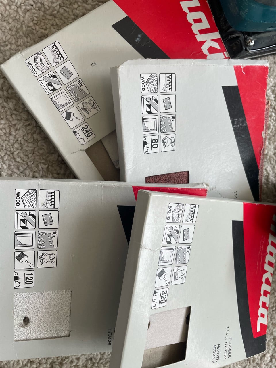Makita schuurmachines