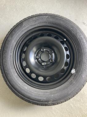 Hagel Nieuwe Stalen Velg en Band!