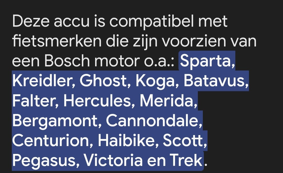Bosch powerback