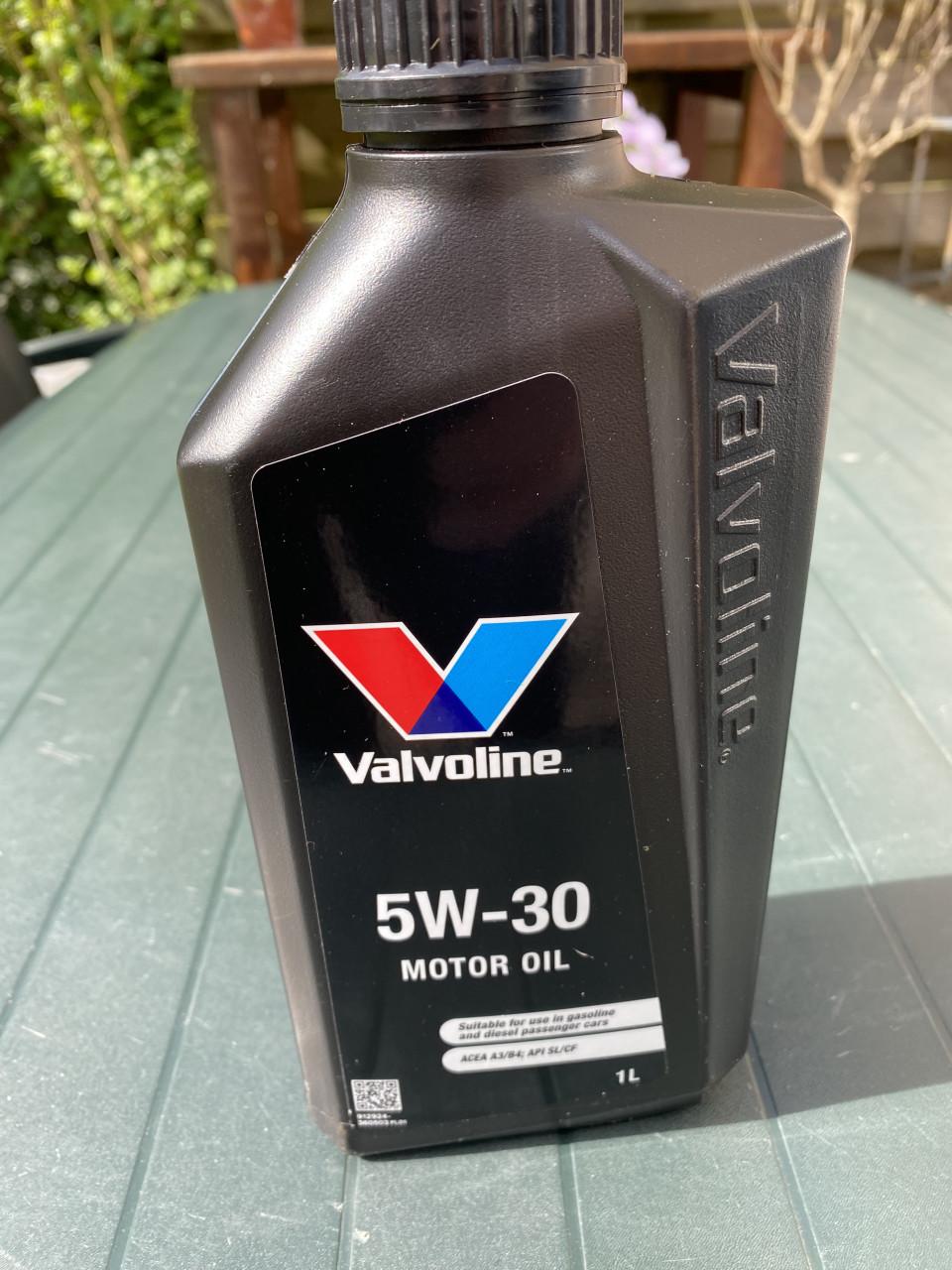 Valvoline 5-W-30 synthetische motor olie