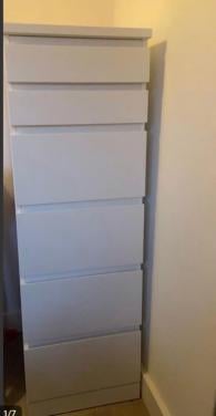 Malm ladekast met spiegel ikea