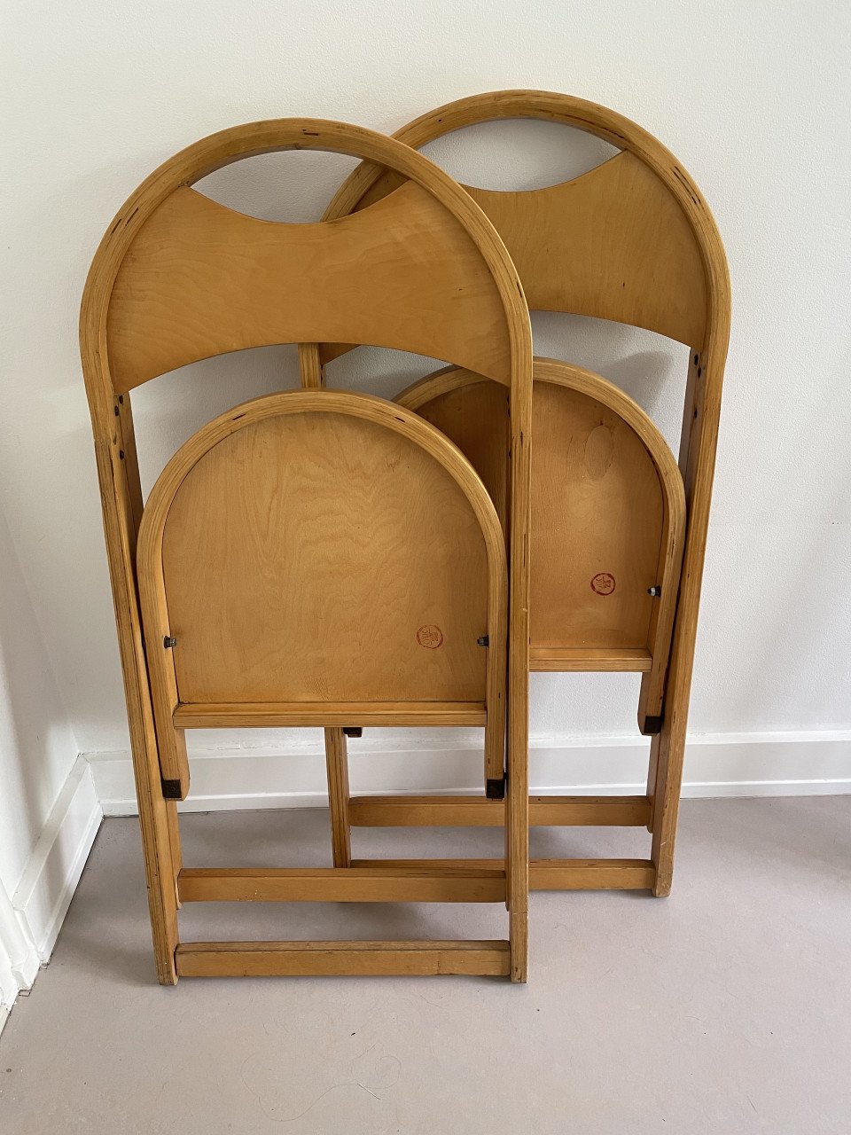 Set Vintage OTK Design Thonet Klapstoelen Jaren 50