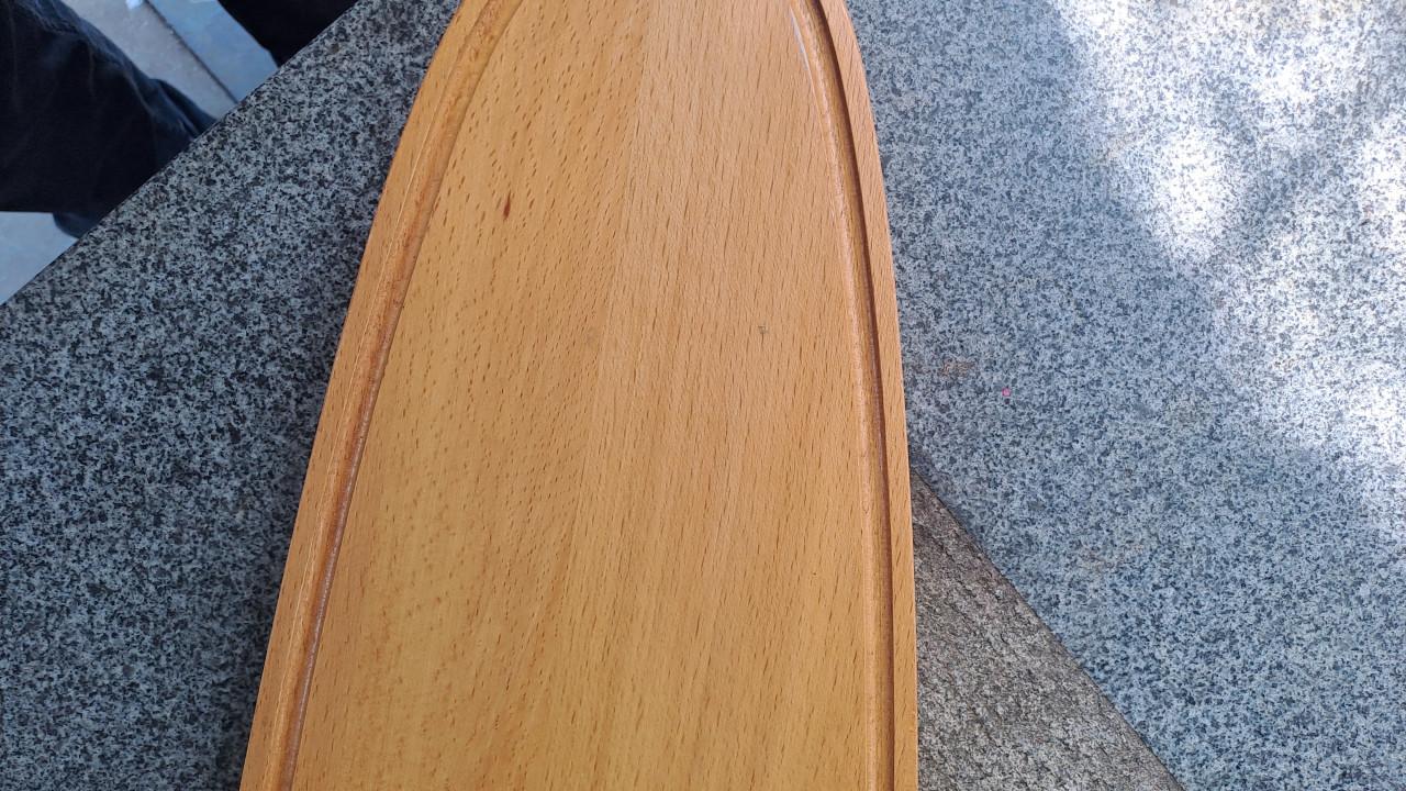 Vintage Elzenhouten Vis Serveerplank - 83 cm. Jaren 60/'70