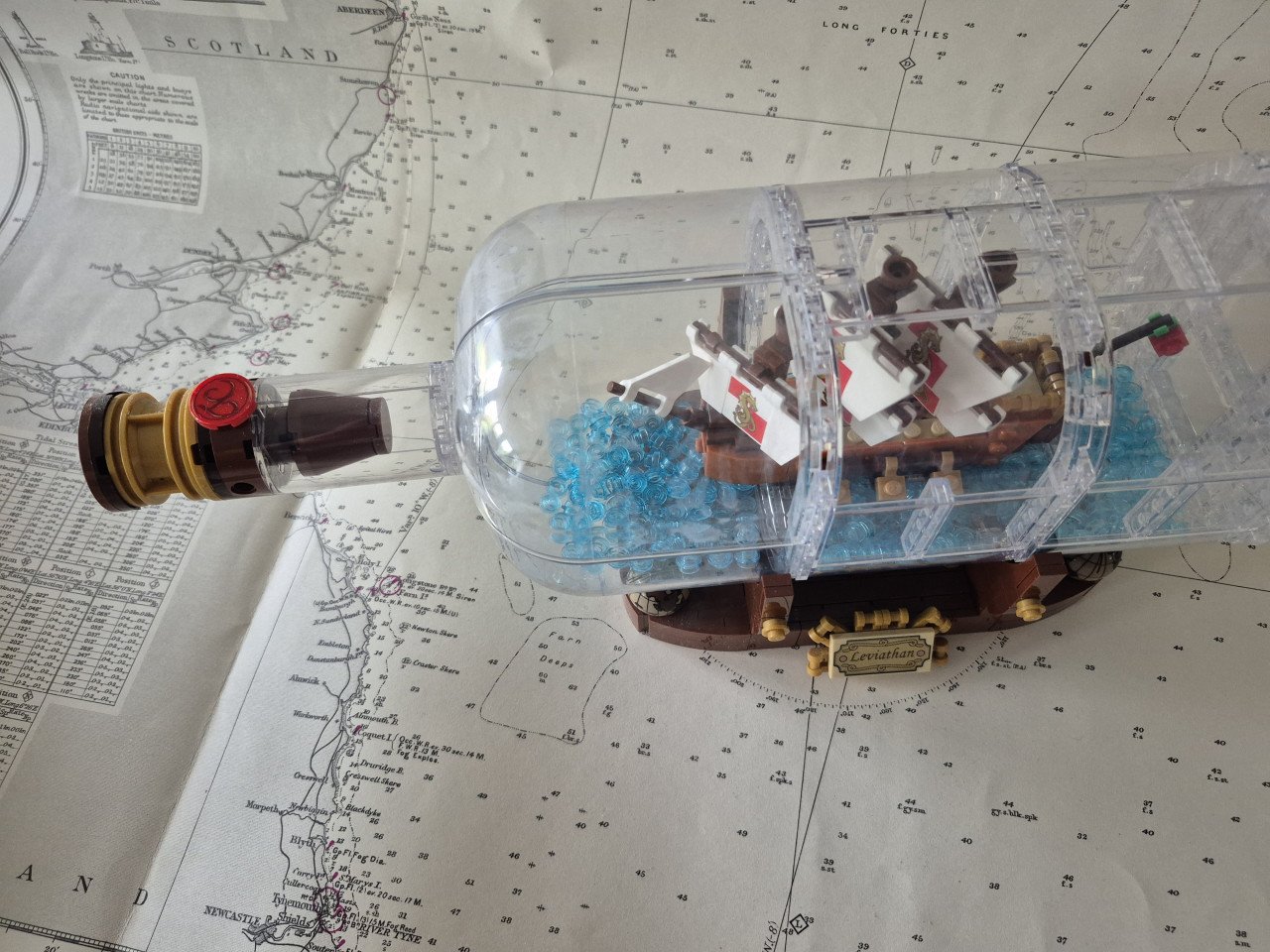 Lego schip in fles 92177