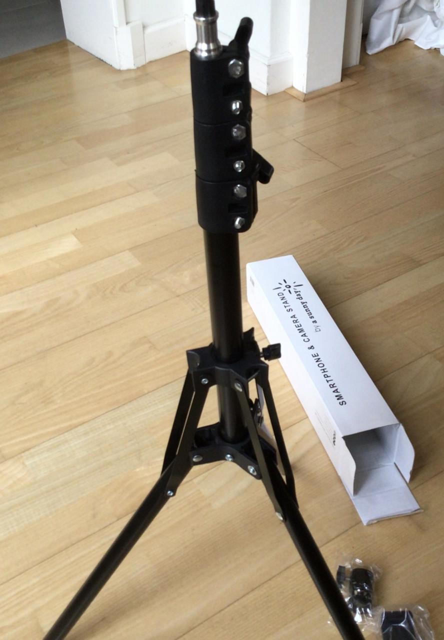 A sunnyday statief voor smartphone of camera